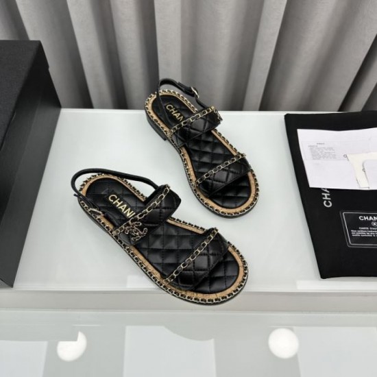 2024SS Adult style completed CHANEL Women's sandals 2024SS Adult style completed CHANEL Women's sandals