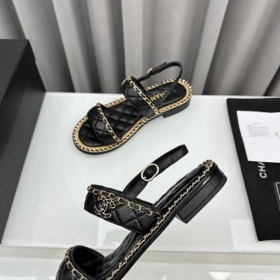 2024SS Adult style completed CHANEL Women's sandals 2024SS Adult style completed CHANEL Women's sandals