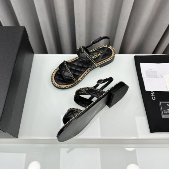 2024SS Adult style completed CHANEL Women's sandals 2024SS Adult style completed CHANEL Women's sandals