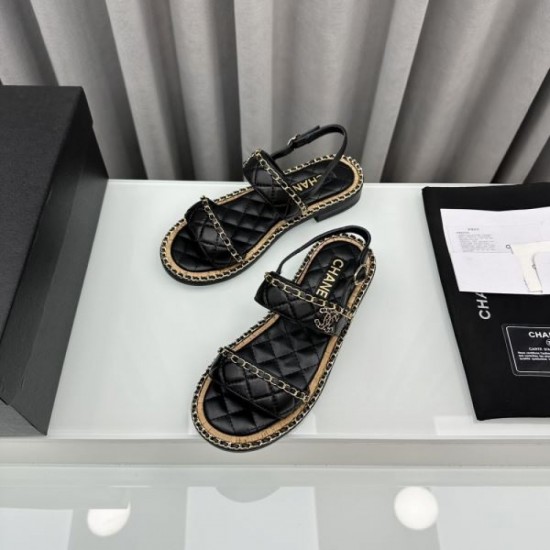 2024SS Adult style completed CHANEL Women's sandals 2024SS Adult style completed CHANEL Women's sandals