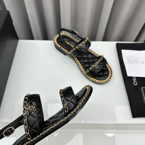 2024SS Adult style completed CHANEL Women's sandals 2024SS Adult style completed CHANEL Women's sandals