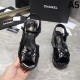 2024SS Casual atmosphere CHANEL Women's sandals 2024SS Casual atmosphere CHANEL Women's sandals