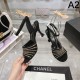 2024SS CHANEL ladies sandals for summer and early fall 2024SS CHANEL ladies sandals for summer and early fall