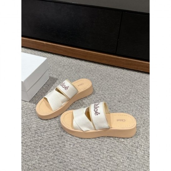 2024SS Beautiful Color Check Spring/Summer CHLOE Women's Sandals 2024SS Beautiful Color Check Spring/Summer CHLOE Women's Sandals