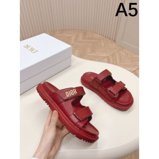 2024SS Usable and Cute Design Summer New DIOR Women's Slippers 2024SS Usable and Cute Design Summer New DIOR Women's Slippers