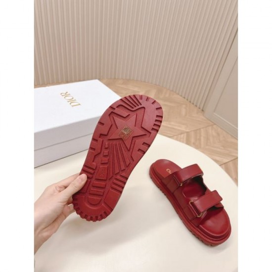 2024SS Usable and Cute Design Summer New DIOR Women's Slippers 2024SS Usable and Cute Design Summer New DIOR Women's Slippers
