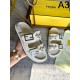 2024SS FENDI Women's Slippers for Elegant Casual Coordination 2024SS FENDI Women's Slippers for Elegant Casual Coordination