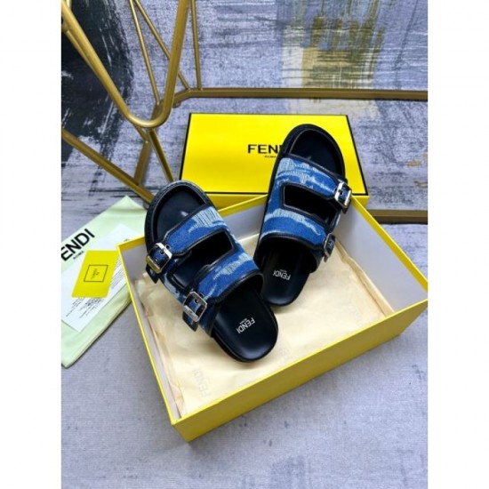 2024SS Elegant and casual atmosphere FENDI Women's slippers 2024SS Elegant and casual atmosphere FENDI Women's slippers