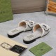 2024SS Very summery item GUCCI Gucci ladies slippers 2024SS Very summery item GUCCI Gucci ladies slippers