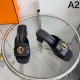 2024SS New Colors for Fashion HERMES Women's Sandals 2024SS New Colors for Fashion HERMES Women's Sandals