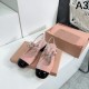 2024SS Holiday Limited MIU MIU Women's Sandals 2024SS Holiday Limited MIU MIU Women's Sandals