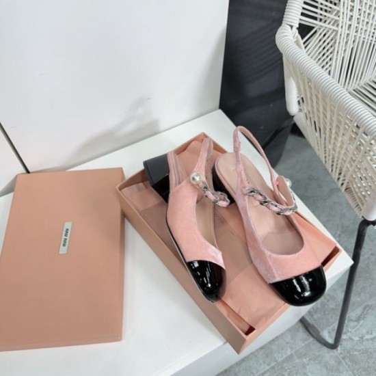 2024SS Holiday Limited MIU MIU Women's Sandals 2024SS Holiday Limited MIU MIU Women's Sandals