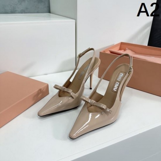 2024SS Popular and Cute MIU MIU Women's Sandals 2024SS Popular and Cute MIU MIU Women's Sandals