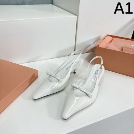 2024SS Standard Popular Item MIU MIU Women's Sandals 2024SS Standard Popular Item MIU MIU Women's Sandals