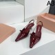 2024SS Standard Popular Item MIU MIU Women's Sandals 2024SS Standard Popular Item MIU MIU Women's Sandals