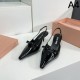 2024SS Standard Popular Item MIU MIU Women's Sandals 2024SS Standard Popular Item MIU MIU Women's Sandals