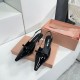 2024SS Standard Popular Item MIU MIU Women's Sandals 2024SS Standard Popular Item MIU MIU Women's Sandals