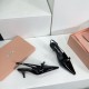 2024SS Standard Popular Item MIU MIU Women's Sandals 2024SS Standard Popular Item MIU MIU Women's Sandals