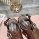 2024SS Popular Spring/Summer New Items MIU MIU Women's Sandals 2024SS Popular Spring/Summer New Items MIU MIU Women's Sandals