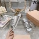 2024SS Latest and Fashionable MIU MIU Women's Slippers 2024SS Latest and Fashionable MIU MIU Women's Slippers