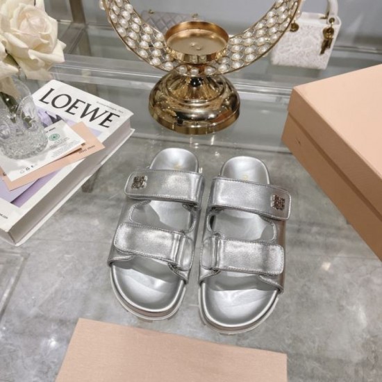 2024SS Latest and Fashionable MIU MIU Women's Slippers 2024SS Latest and Fashionable MIU MIU Women's Slippers
