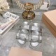 2024SS Latest and Fashionable MIU MIU Women's Slippers 2024SS Latest and Fashionable MIU MIU Women's Slippers