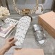 2024SS Latest and Fashionable MIU MIU Women's Slippers 2024SS Latest and Fashionable MIU MIU Women's Slippers