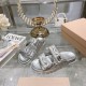 2024SS Crazy about elegant colors MIU MIU Women's slippers 2024SS Crazy about elegant colors MIU MIU Women's slippers