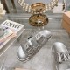 2024SS Crazy about elegant colors MIU MIU Women's slippers 2024SS Crazy about elegant colors MIU MIU Women's slippers