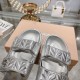 2024SS Crazy about elegant colors MIU MIU Women's slippers 2024SS Crazy about elegant colors MIU MIU Women's slippers