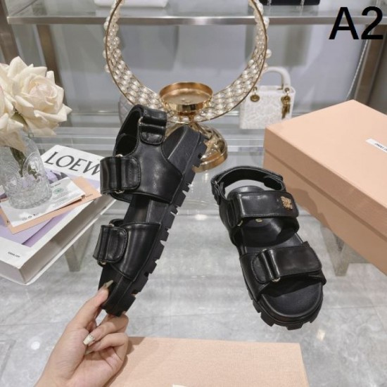 2024SS Recommended as a gift MIU MIU Women's sandals 2024SS Recommended as a gift MIU MIU Women's sandals