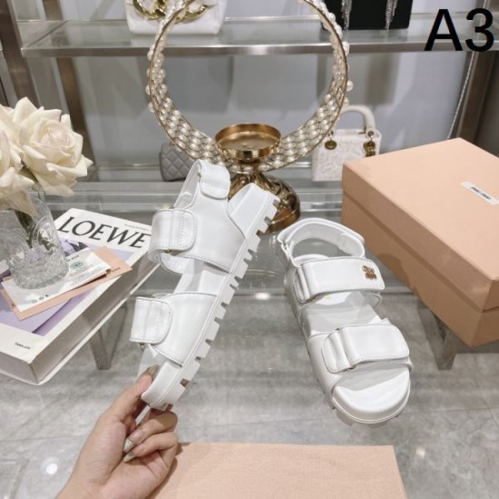 2024SS Recommended as a gift MIU MIU Women's sandals 2024SS Recommended as a gift MIU MIU Women's sandals