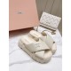 2024SS Favorite Elegant MIU MIU Women's Slippers 2024SS Favorite Elegant MIU MIU Women's Slippers
