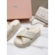 2024SS Favorite Elegant MIU MIU Women's Slippers 2024SS Favorite Elegant MIU MIU Women's Slippers