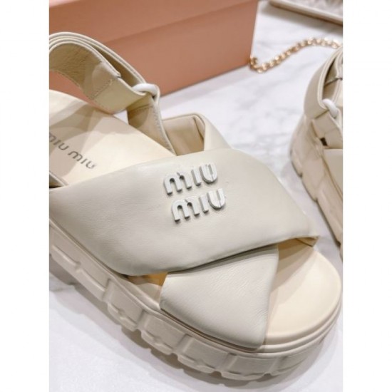 2024SS MIU MIU Women's Sandals Used by Many Celebrities 2024SS MIU MIU Women's Sandals Used by Many Celebrities