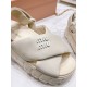 2024SS MIU MIU Women's Sandals Used by Many Celebrities 2024SS MIU MIU Women's Sandals Used by Many Celebrities