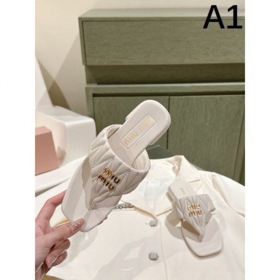 2024SS TOP Seller Award Winner! MIU MIU Women's slippers 2024SS TOP Seller Award Winner! MIU MIU Women's slippers