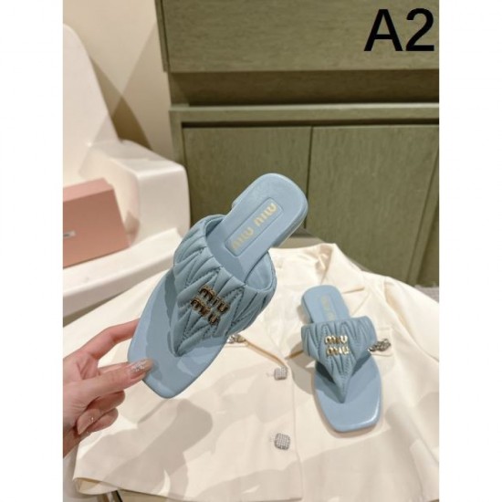 2024SS TOP Seller Award Winner! MIU MIU Women's slippers 2024SS TOP Seller Award Winner! MIU MIU Women's slippers