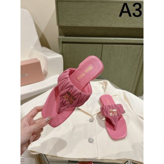 2024SS TOP Seller Award Winner! MIU MIU Women's slippers 2024SS TOP Seller Award Winner! MIU MIU Women's slippers