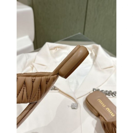 2024SS TOP Seller Award Winner! MIU MIU Women's slippers 2024SS TOP Seller Award Winner! MIU MIU Women's slippers