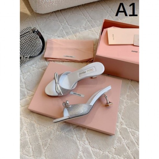 2024SS Latest Popular MIU MIU Women's Sandals 2024SS Latest Popular MIU MIU Women's Sandals