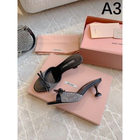 2024SS Latest Popular MIU MIU Women's Sandals 2024SS Latest Popular MIU MIU Women's Sandals