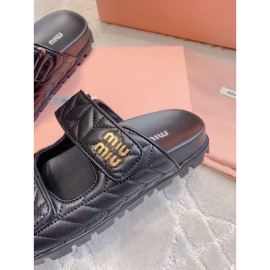 2024SS Latest Arrival MIU MIU Women's Sandals 2024SS Latest Arrival MIU MIU Women's Sandals