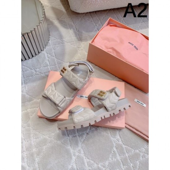 2024SS lowest price challenge! MIU MIU Women's Sandals 2024SS lowest price challenge! MIU MIU Women's Sandals
