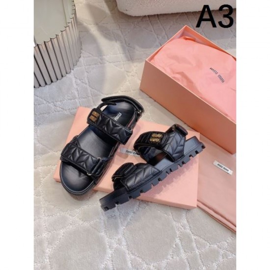 2024SS lowest price challenge! MIU MIU Women's Sandals 2024SS lowest price challenge! MIU MIU Women's Sandals