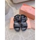 2024SS lowest price challenge! MIU MIU Women's Sandals 2024SS lowest price challenge! MIU MIU Women's Sandals