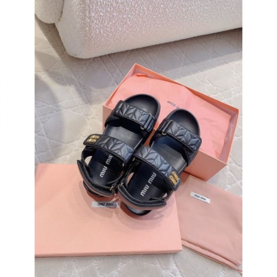 2024SS lowest price challenge! MIU MIU Women's Sandals 2024SS lowest price challenge! MIU MIU Women's Sandals