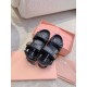 2024SS lowest price challenge! MIU MIU Women's Sandals 2024SS lowest price challenge! MIU MIU Women's Sandals
