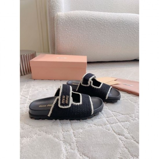 2024SS Luxury UP! MIU MIU Women's Sandals 2024SS Luxury UP! MIU MIU Women's Sandals