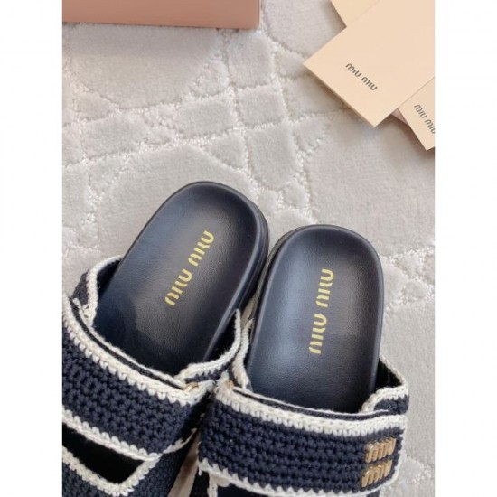2024SS Luxury UP! MIU MIU Women's Sandals 2024SS Luxury UP! MIU MIU Women's Sandals